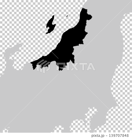 Vector illustration map material for Japan: Niigata Prefecture map Vector illustration map material for Japan: Niigata Prefecture map 139707848
