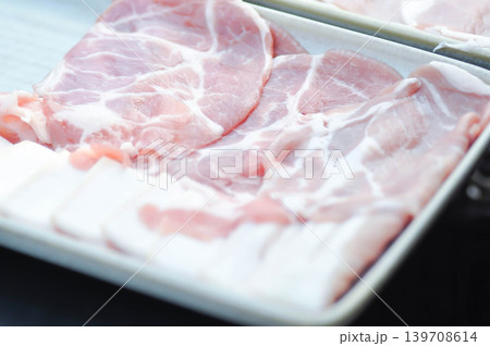 pork or raw pork or sliced pork or meat pork or raw pork or sliced pork or meat 139708614