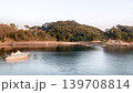 佐世保の夕焼けに染まる海岸風景 139708814