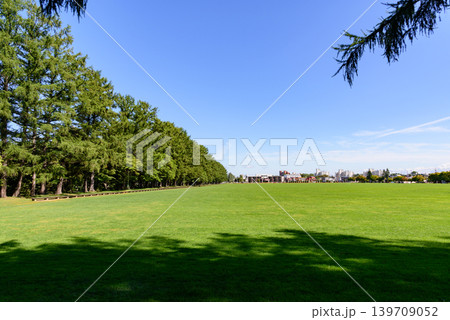 帯広　緑ヶ丘公園400mベンチ 139709052