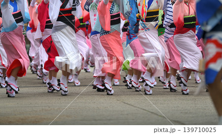 阿波踊り　春の祭典「徳島城　阿波おどり」有名連の合同演舞 139710025
