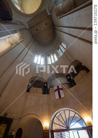 Interior of the Holy Trinity Cathedral, main cathedral of the Georgian Orthodox Church in Tbilisi, Georgia Interior of the Holy Trinity Cathedral, main cathedral of the Georgian Orthodox Church in Tbilisi, Georgia 139710278