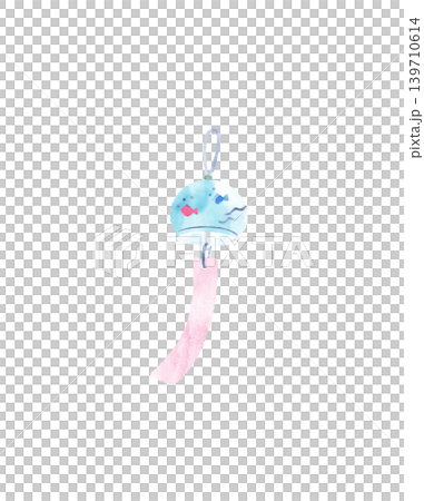 Watercolor-style summer illustration of wind chimes (transparent background) Watercolor-style summer illustration of wind chimes (transparent background) 139710614