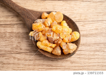 Frankincense or olibanum aromatic resin used in incense and perfumes. Frankincense or olibanum aromatic resin used in incense and perfumes. 139711333