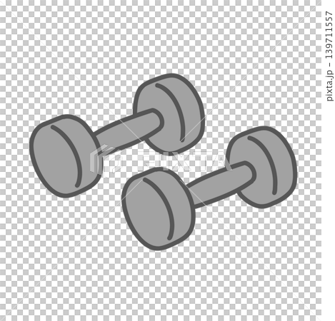 ダンベル（鉄アレイ）のイラスト 139711557
