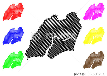 Biombo Region (Republic of Guinea-Bissau, Regions of Guinea Bissau) map vector illustration, scribble sketch Biombo map Biombo Region (Republic of Guinea-Bissau, Regions of Guinea Bissau) map vector illustration, scribble sketch Biombo map 139711734