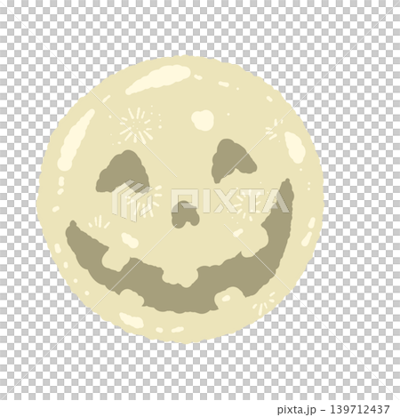 A hand-drawn illustration of a full moon with a yellow face - perfect for Halloween night skies and fantasy designs. A hand-drawn illustration of a full moon with a yellow face - perfect for Halloween night skies and fantasy designs. 139712437