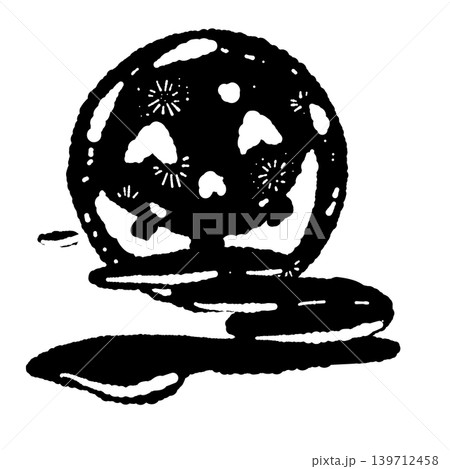 Assorted Moons and Clouds Monochrome Circular Assorted Moons and Clouds Monochrome Circular 139712458