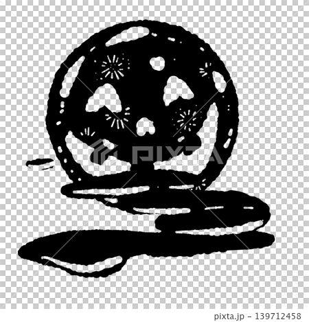 Assorted Moons and Clouds Monochrome Circular Assorted Moons and Clouds Monochrome Circular 139712458