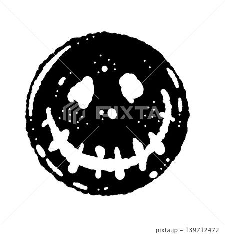 Smiling Linear pattern Full Moon Monochrome Smiling Linear pattern Full Moon Monochrome 139712472