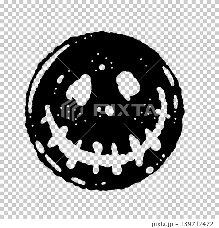 Smiling Linear pattern Full Moon Monochrome Smiling Linear pattern Full Moon Monochrome 139712472