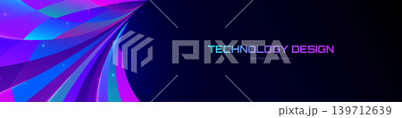 Futuristic wave of color and light merging into a sleek tech-inspired digital background design Futuristic wave of color and light merging into a sleek tech-inspired digital background design 139712639