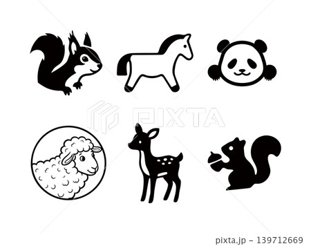 動物アイコンセット46 動物アイコンセット46 139712669