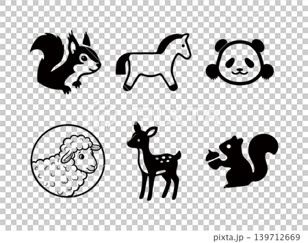 動物アイコンセット46 動物アイコンセット46 139712669