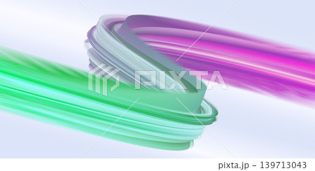 Colorful graphic design background featuring a purple and green line with many different colored 139713043