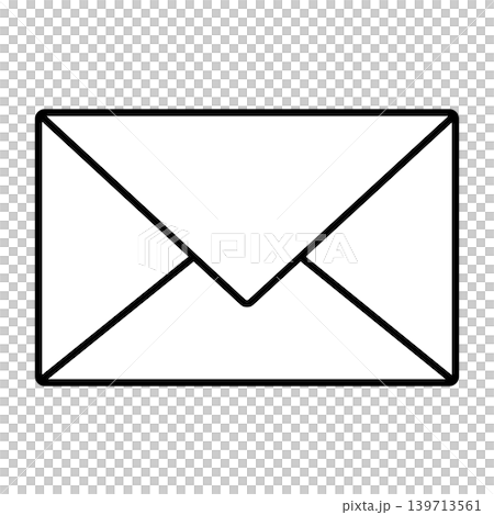 Simple email icon illustration 001 Simple email icon illustration 001 139713561