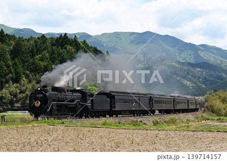 SLやまぐち号　JR山口線　撮影名所　徳佐Sカーブを驀進 139714157