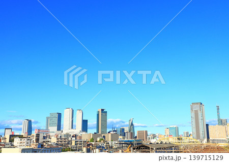 愛知県名古屋市、名古屋駅前超高層ビル群の風景 愛知県名古屋市、名古屋駅前超高層ビル群の風景 139715129
