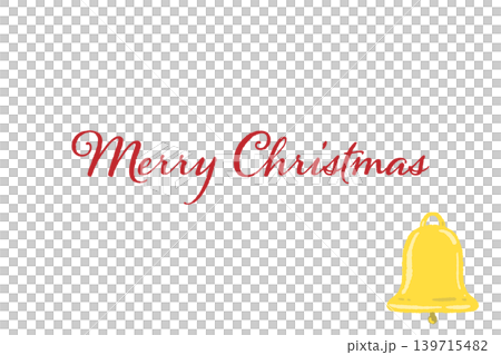 Yellow, round bell horizontal Christmas card template with transparent background Yellow, round bell horizontal Christmas card template with transparent background 139715482