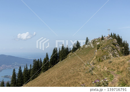 Tegernsee lake, Bodenschneid mountain tour in springtime, Bavaria, Germany Tegernsee lake, Bodenschneid mountain tour in springtime, Bavaria, Germany 139716791