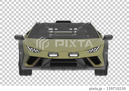 car isolated on transparent background, 3d illustration, cg render car isolated on transparent background, 3d illustration, cg render 139718230