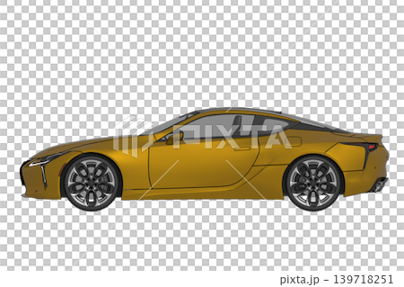 car isolated on transparent background, 3d illustration, cg render car isolated on transparent background, 3d illustration, cg render 139718251