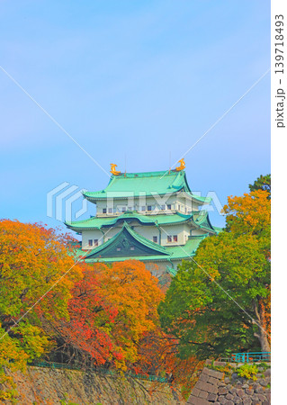 愛知県名古屋市、秋の名古屋城の風景 愛知県名古屋市、秋の名古屋城の風景 139718493