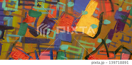 Colored abstract painting texture Colored abstract painting texture 139718891