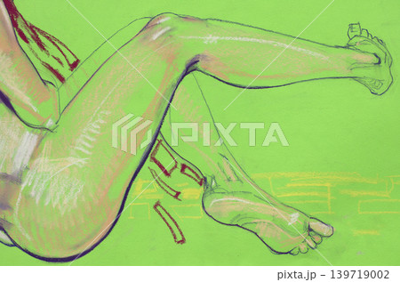 human's figure, pencil drawing illustration, sketch human's figure, pencil drawing illustration, sketch 139719002