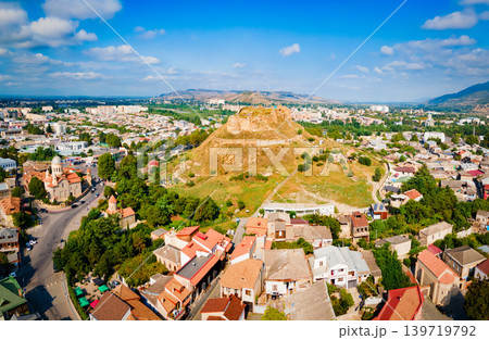 Gori Fortress aerial panoramic view, Georgia Gori Fortress aerial panoramic view, Georgia 139719792