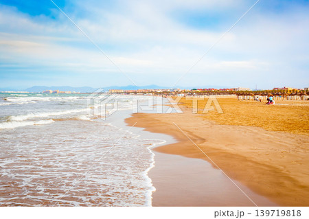 Valencia city beach in Valencia city, Spain 139719818