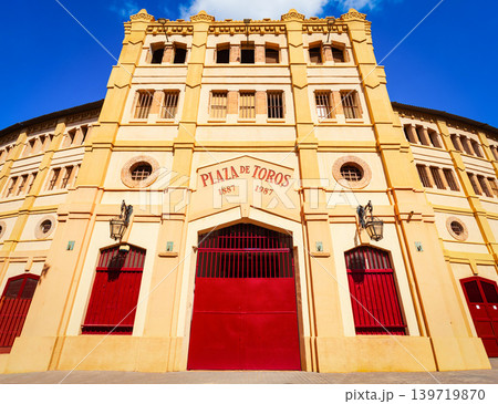 Bull ring building exterior in Murcia, Spain Bull ring building exterior in Murcia, Spain 139719870