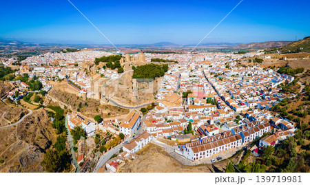 Fortress of Antequera aerial panoramic view, Spain Fortress of Antequera aerial panoramic view, Spain 139719981