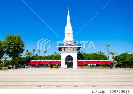 Kemer Clock Tower in Kemer city, Turkey 139720088