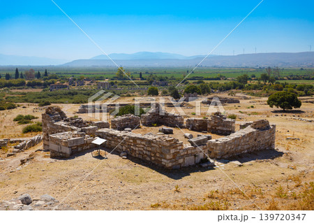 Miletus Archaeological Site near Didim city in Turkey Miletus Archaeological Site near Didim city in Turkey 139720347
