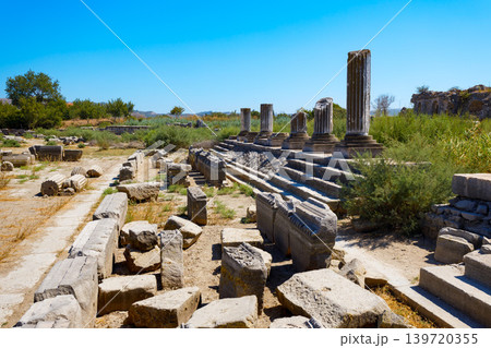 Miletus Archaeological Site near Didim city in Turkey 139720355