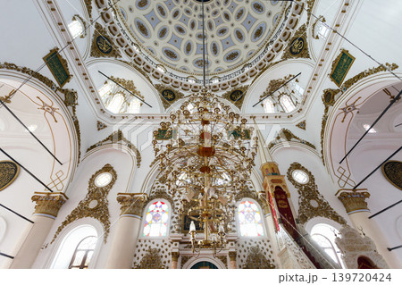 Hisar Mosque interior view in Izmir city in Turkey Hisar Mosque interior view in Izmir city in Turkey 139720424