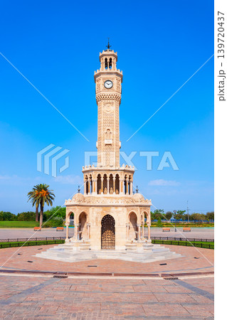 Izmir Clock Tower at Konak square in Izmir city, Turkey 139720437