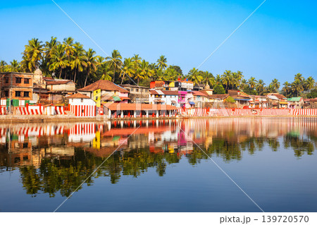 Koti Teertha pond in Gokarna town in India Koti Teertha pond in Gokarna town in India 139720570