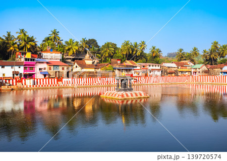 Koti Teertha pond in Gokarna town in India Koti Teertha pond in Gokarna town in India 139720574