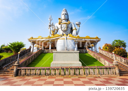 Murudeshwara Temple in Murdeshwar town in India Murudeshwara Temple in Murdeshwar town in India 139720635