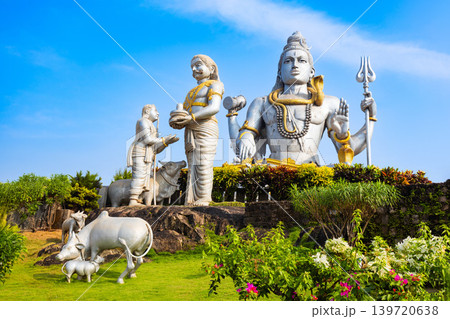 Murudeshwara Temple in Murdeshwar town in India Murudeshwara Temple in Murdeshwar town in India 139720638