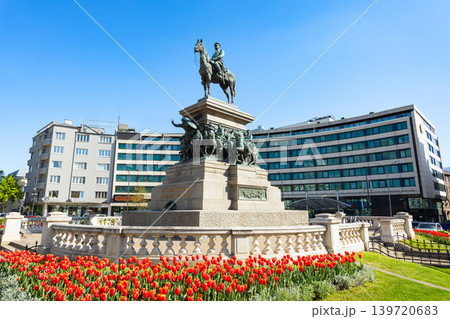 Monument to the Tsar Liberator in the centre of Sofia 139720683