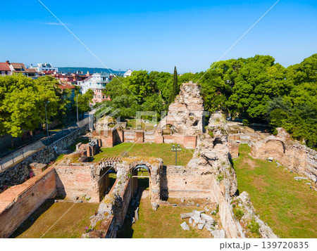 Ancient Roman Baths or Roman Thermae in Varna 139720835