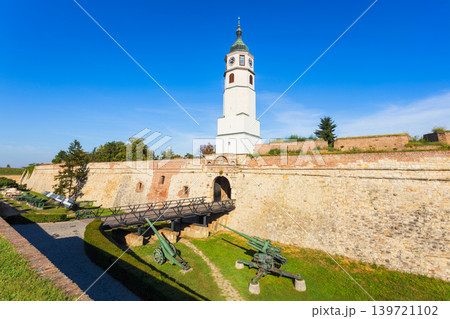 Sahat Kula clock tower at the Belgrade Fortress in Belgrade, Serbia 139721102