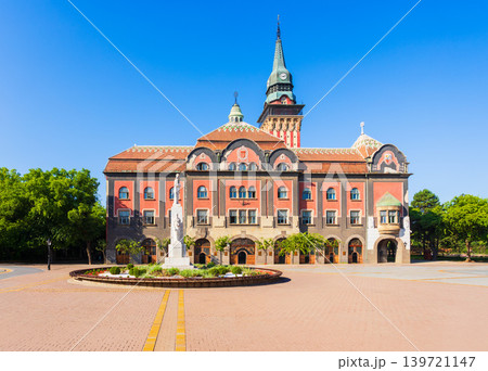 City Hall at Liberty Square in Subotica city, Serbia City Hall at Liberty Square in Subotica city, Serbia 139721147