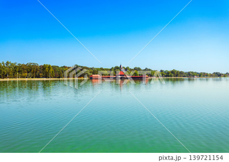 Womens Lido building on Palic Lake in Palic, Serbia 139721154