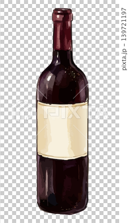 Illustrations of red wine, white wine, and sparkling wine Illustrations of red wine, white wine, and sparkling wine 139721197