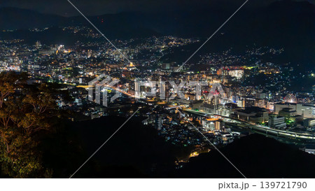 長崎県稲佐山からの夜景 139721790