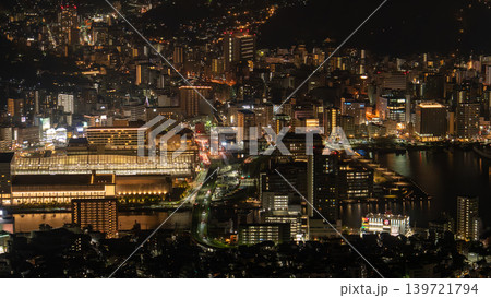 長崎県稲佐山からの夜景 139721794